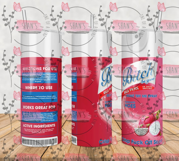 Bitch Spray - Dark Pink & Red
