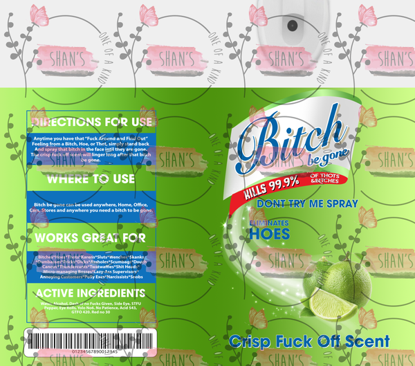 Bitch Spray - Lime Green