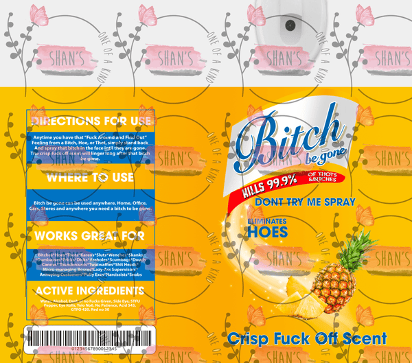 Bitch Spray - Pineapple Yellow