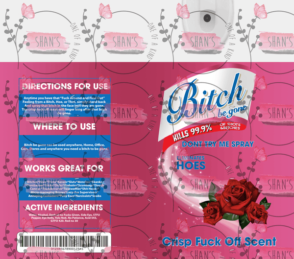 Bitch Spray - Roses Red/Magenta