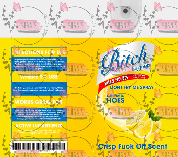Bitch Spray - Yellow