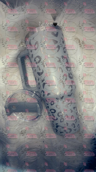 Leopard Tumblers Gray