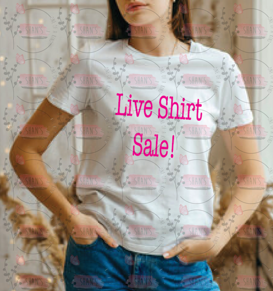 Live Shirt Sale Tshirt