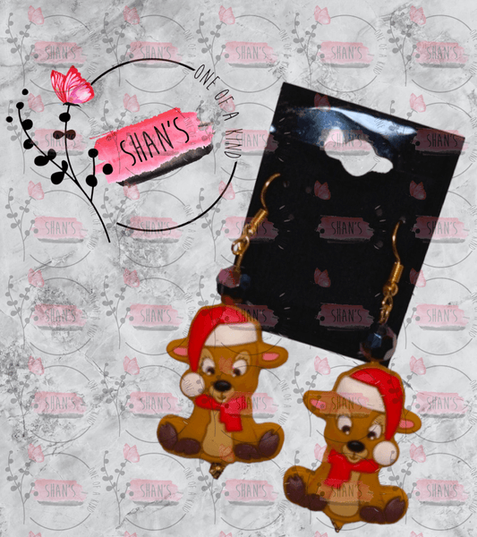 Beadable Pair Ear Rings (With Bling/Silicone Buddy) #3