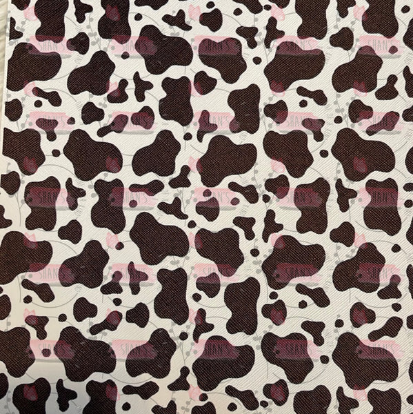 Black Cow Print