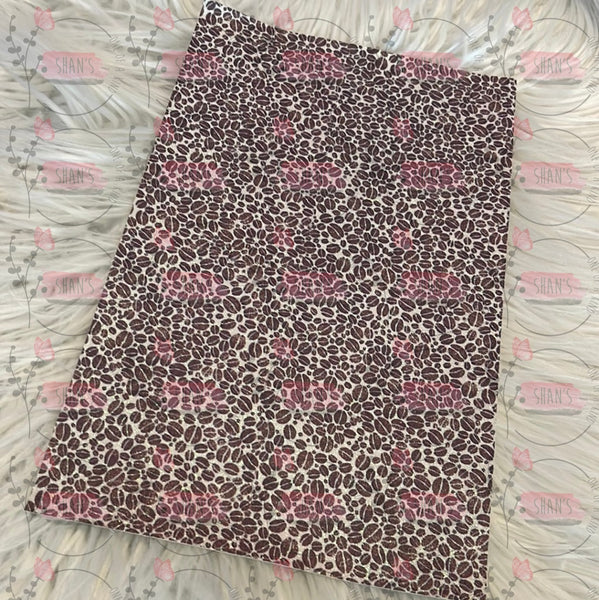 Glitter Background Coffee Beans