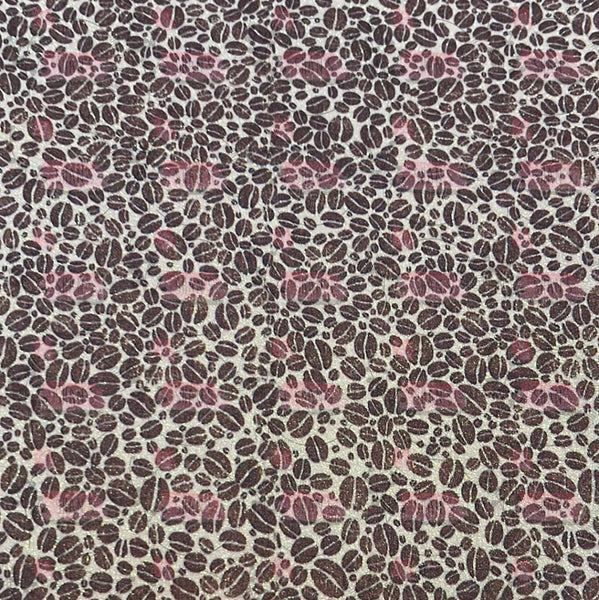 Glitter Background Coffee Beans