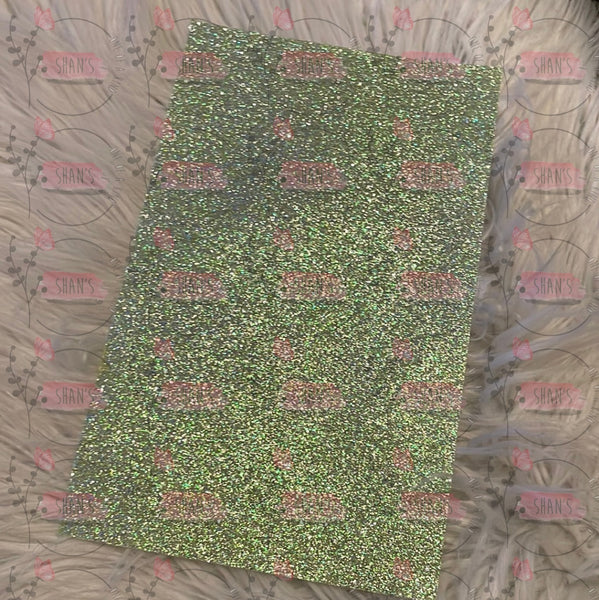 Glitter Lime Green