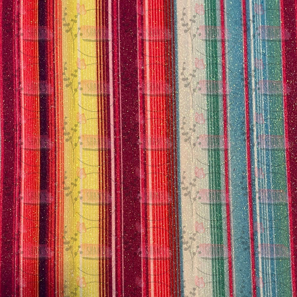 Glitter Serape Neon Brights