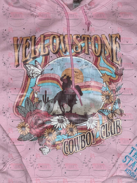 Hoodie Pink- Large * Waiting For Custom Design*