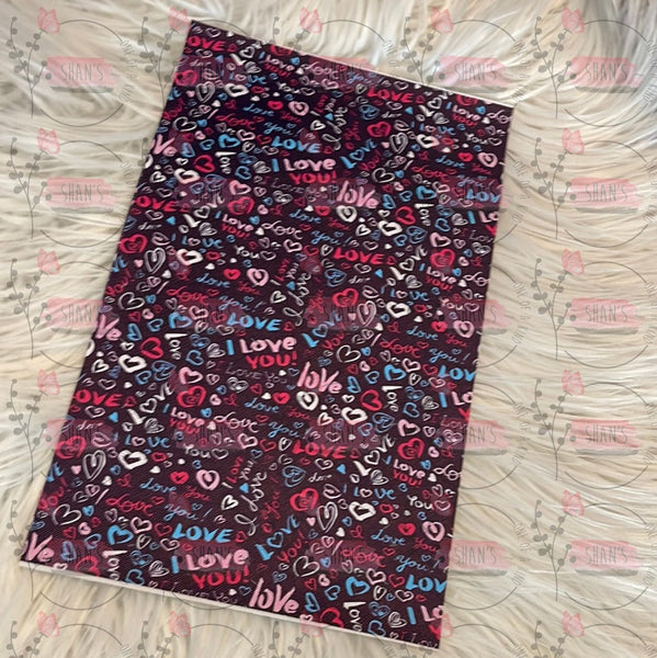 Love Graffiti Black Background