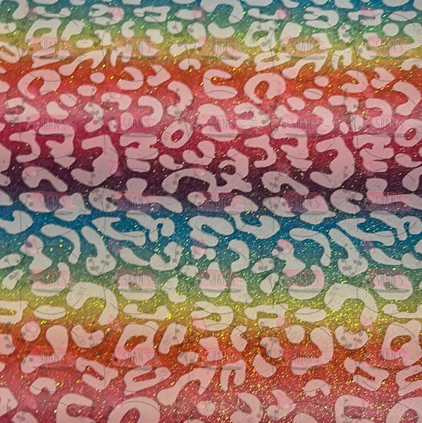 Neon Rainbow Leopard