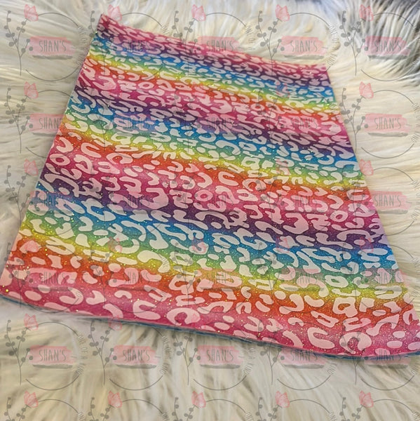 Neon Rainbow Leopard
