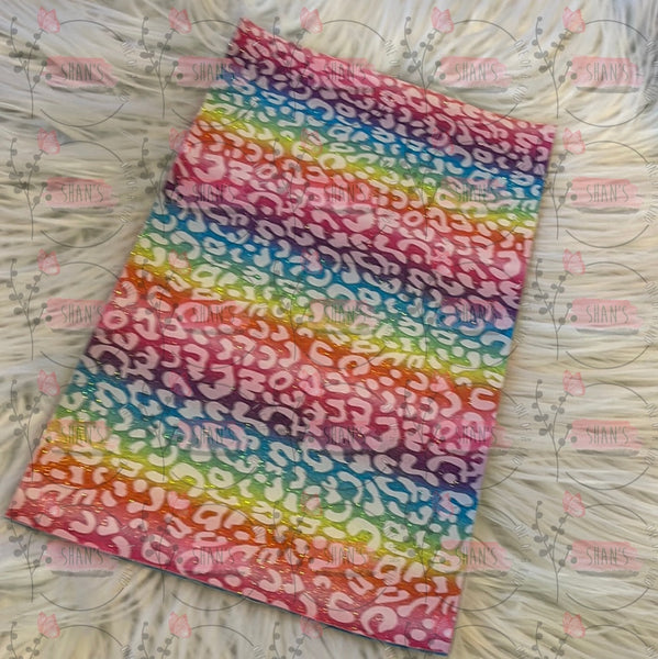 Neon Rainbow Leopard