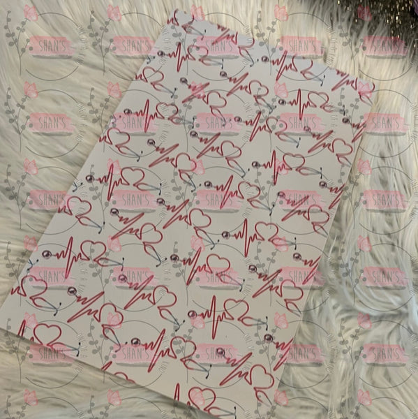 Nurse Heartbeat W Stethoscope