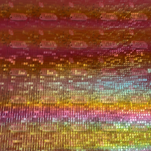 Orange & Pink Holographic