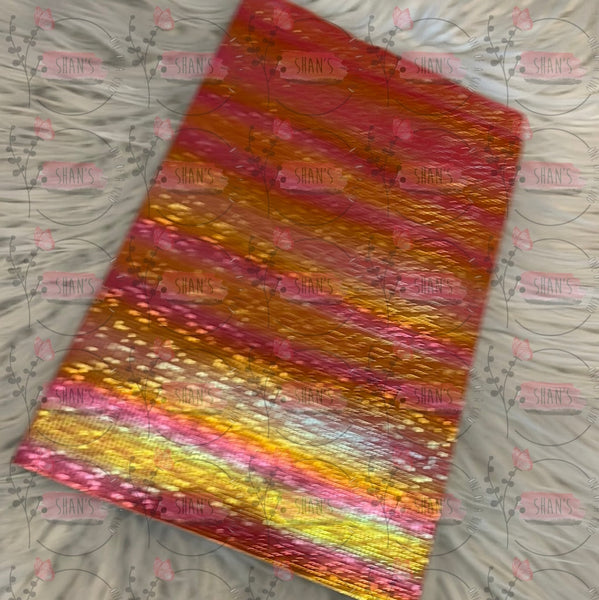 Orange & Pink Holographic