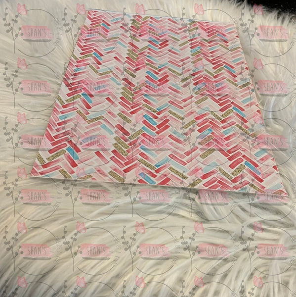 Pinks & Turquoise Tangram