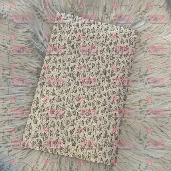 White Glitter Love Letter