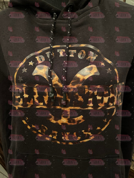 Yellowstone Leopard Hoodie - Medium