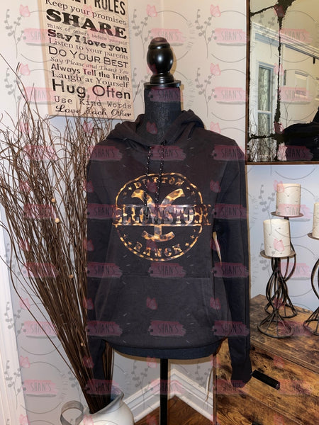 Yellowstone Leopard Hoodie - Medium