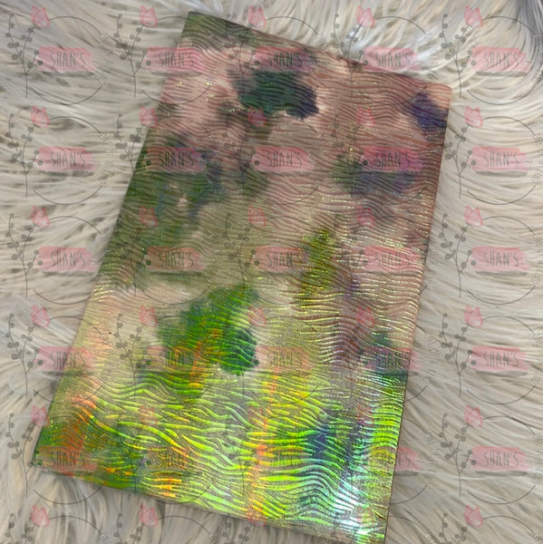 Zebra Embosses Watercolor