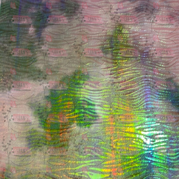 Zebra Embosses Watercolor